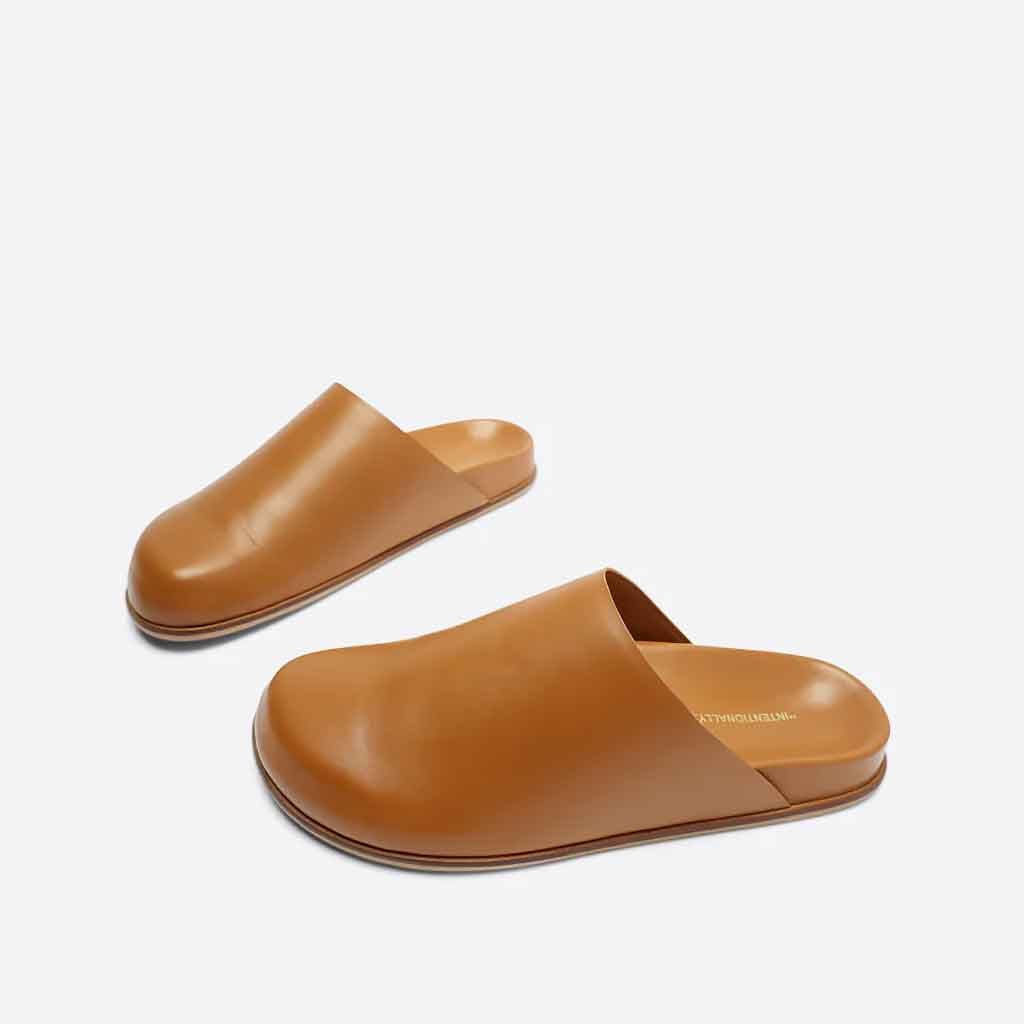 Agatha Slip On Mule - Caramel - re - souL