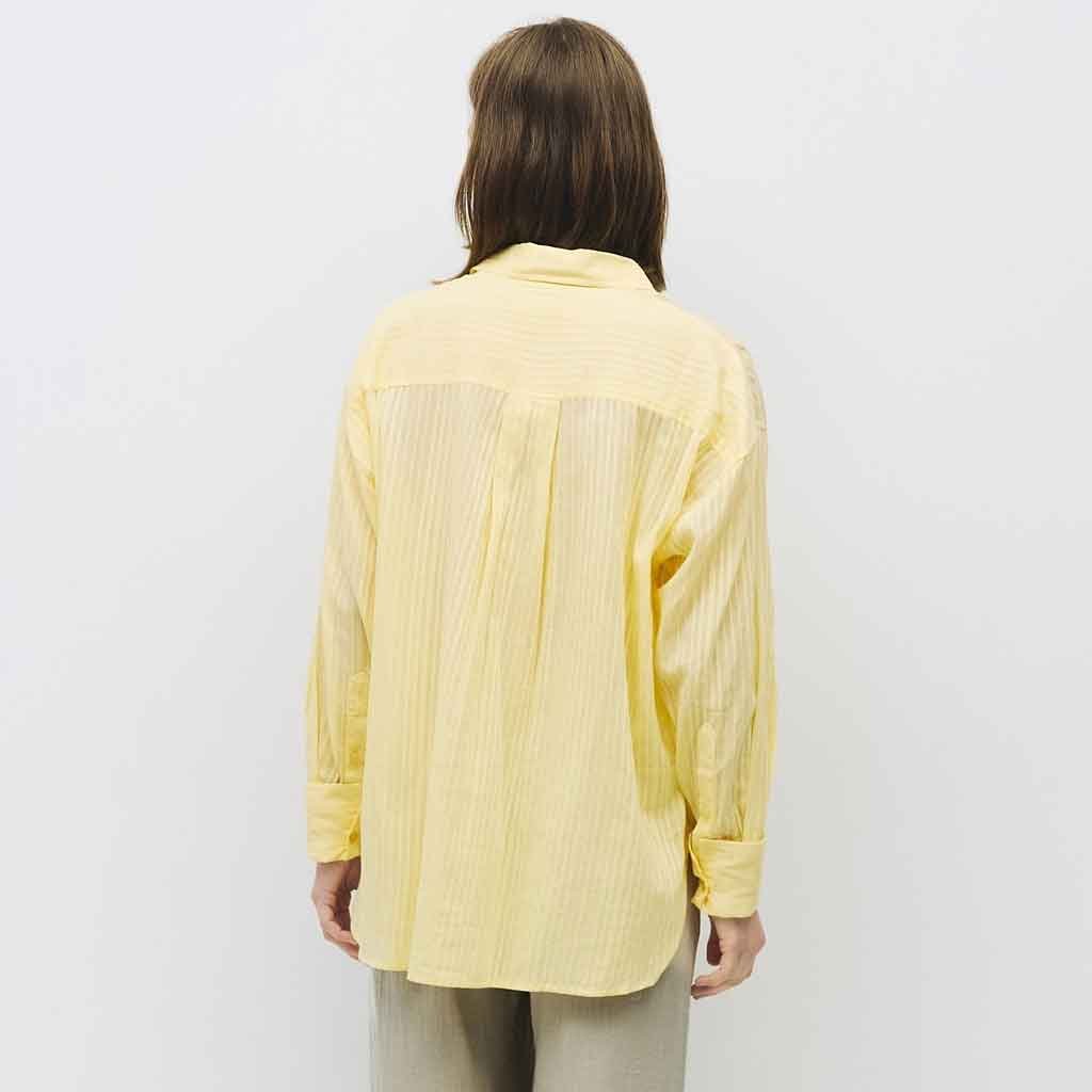 Althea Button Down Top - Yellow - re - souL