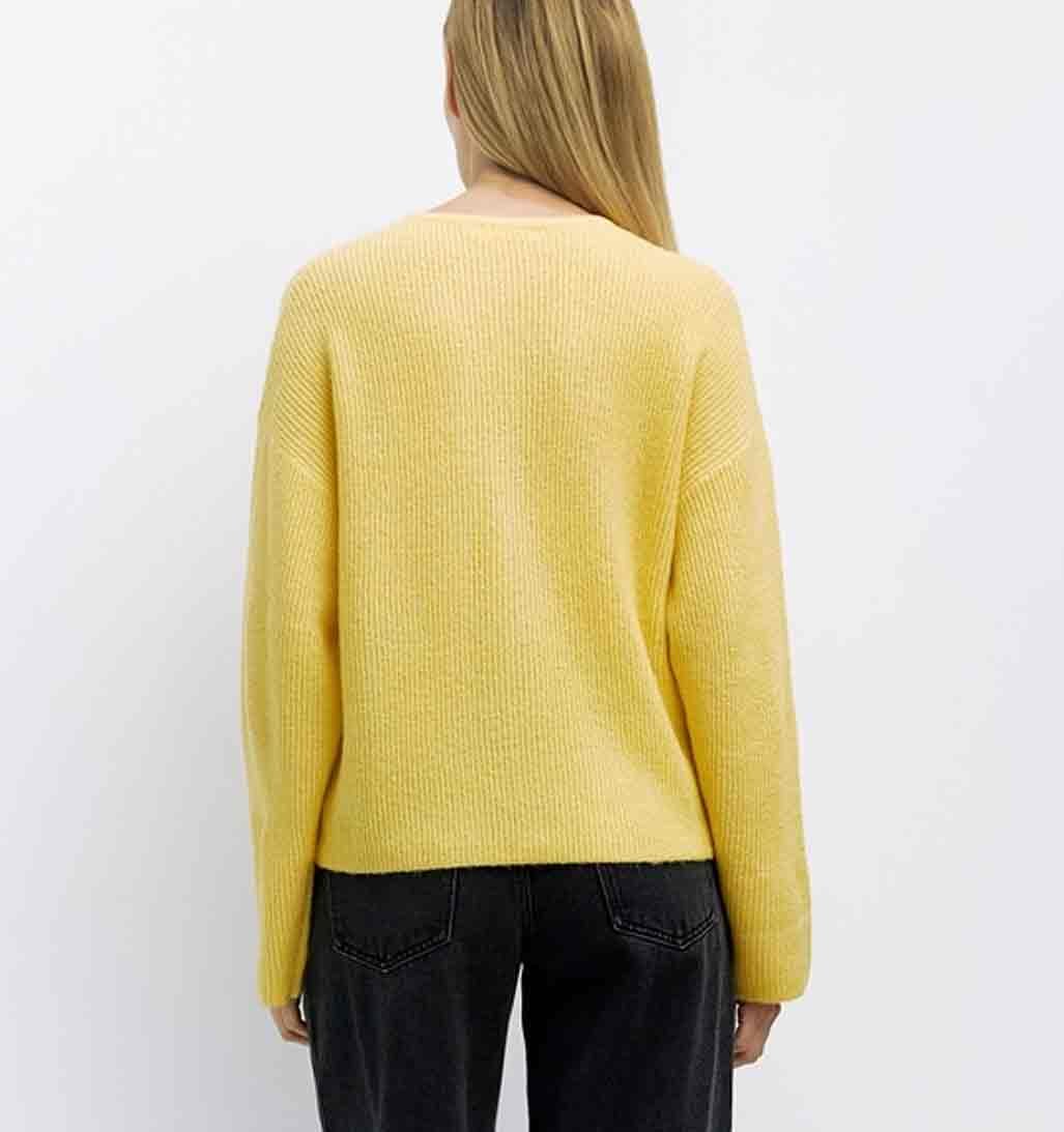 Anabel Knit Cardigan - Yellow - re - souL