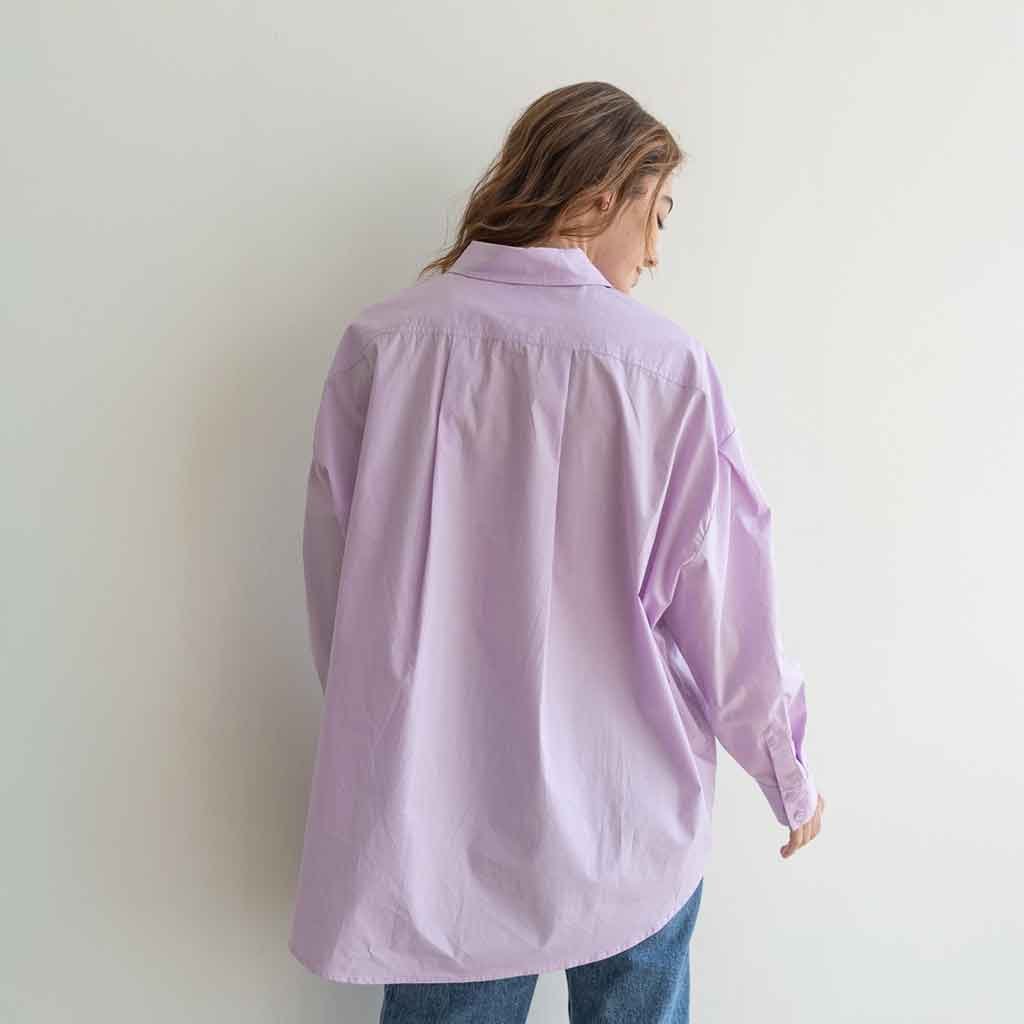 Aspen Cotton Button Down - Lavender - re - souL