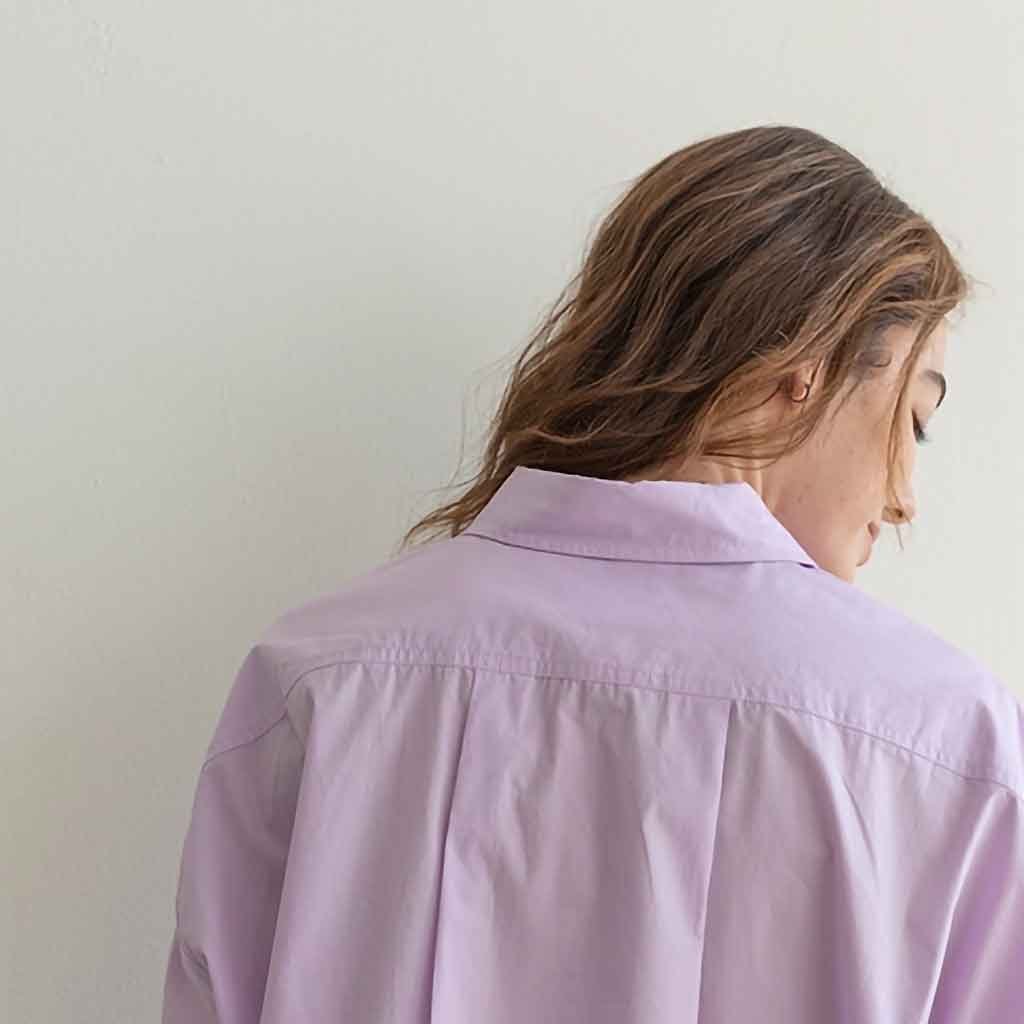 Aspen Cotton Button Down - Lavender - re - souL