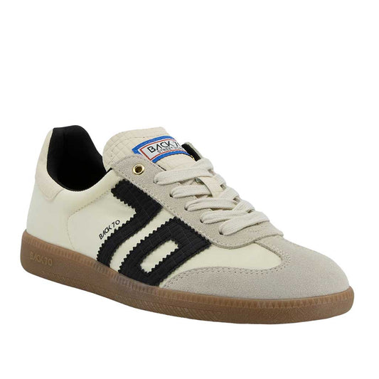 Back 70 Ghost Sneaker - Beige/Black - re-souL