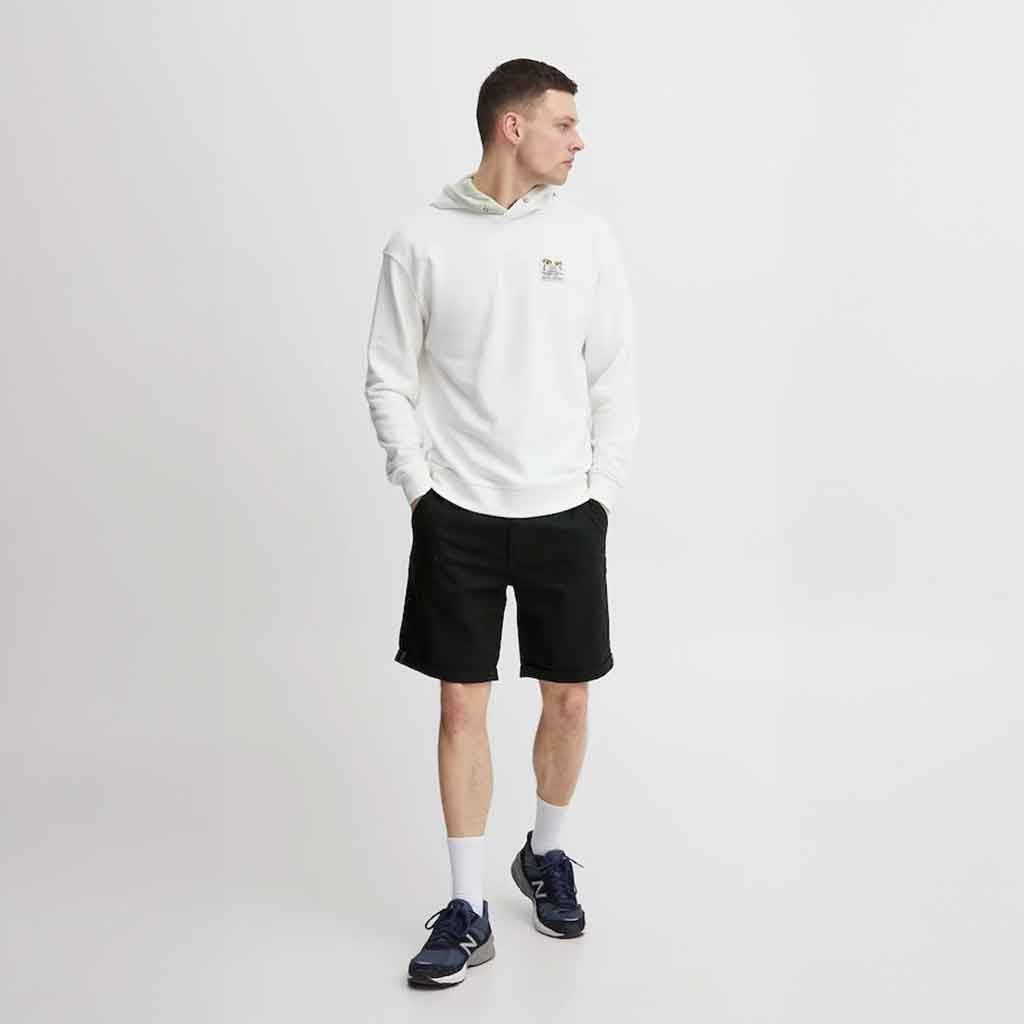Blend Cotton Twill Shorts - re-souL