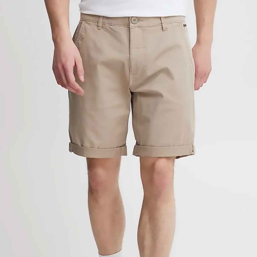 Blend Cotton Twill Shorts - re-souL