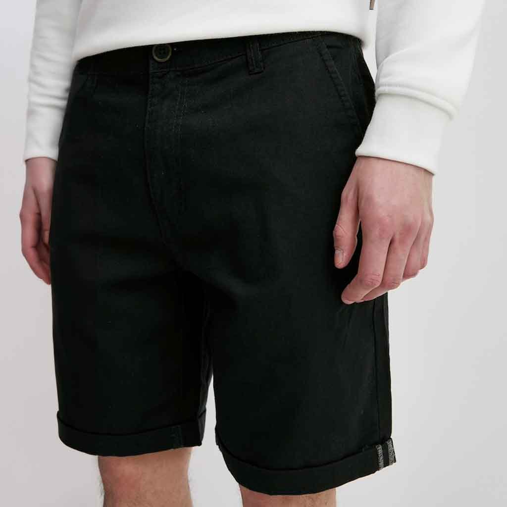 Blend Cotton Twill Shorts - re-souL