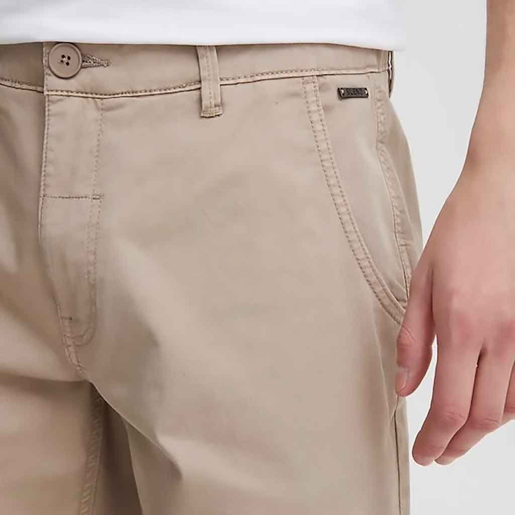 Blend Cotton Twill Shorts - re-souL