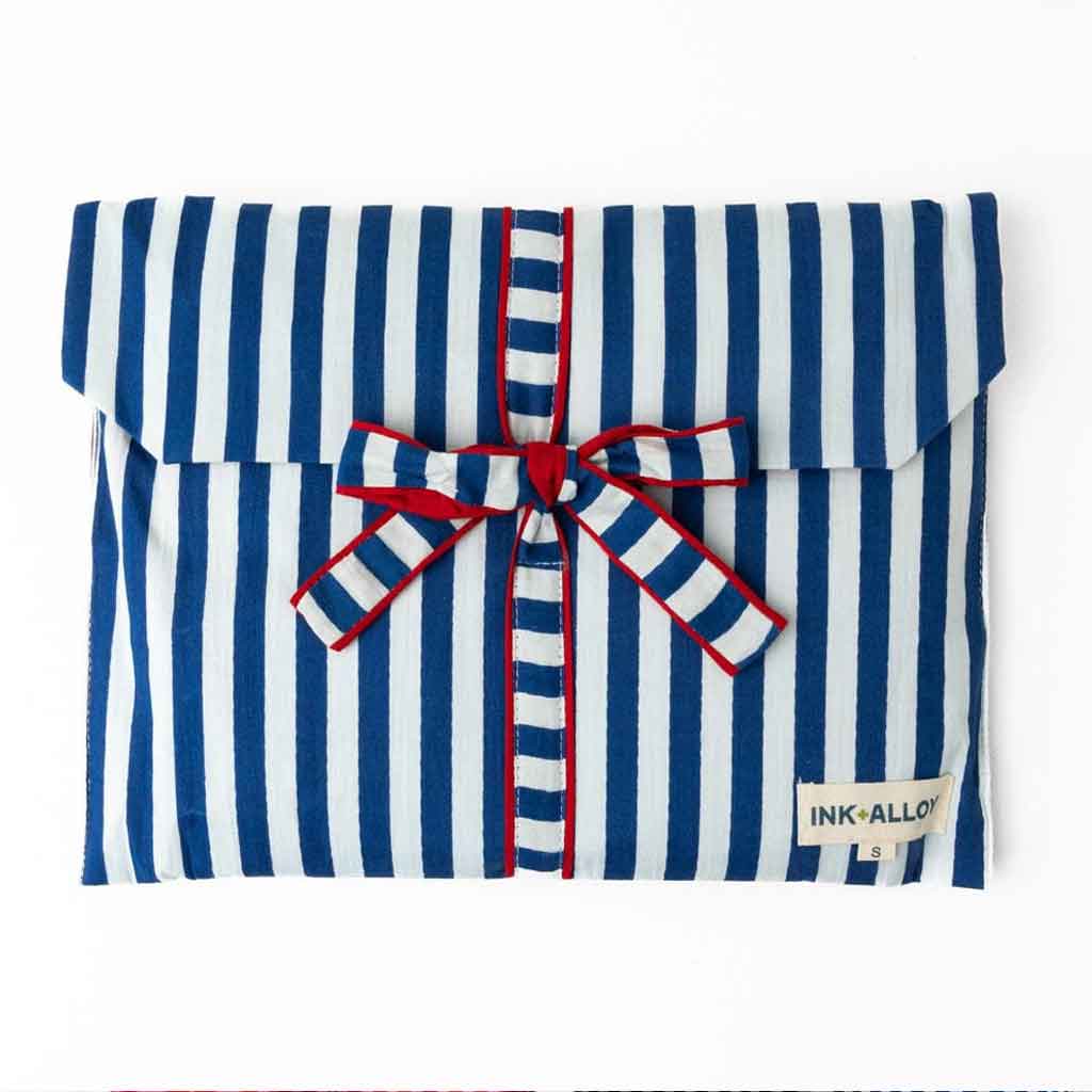 Bonnie Pajama Set - Blue and White - re - souL