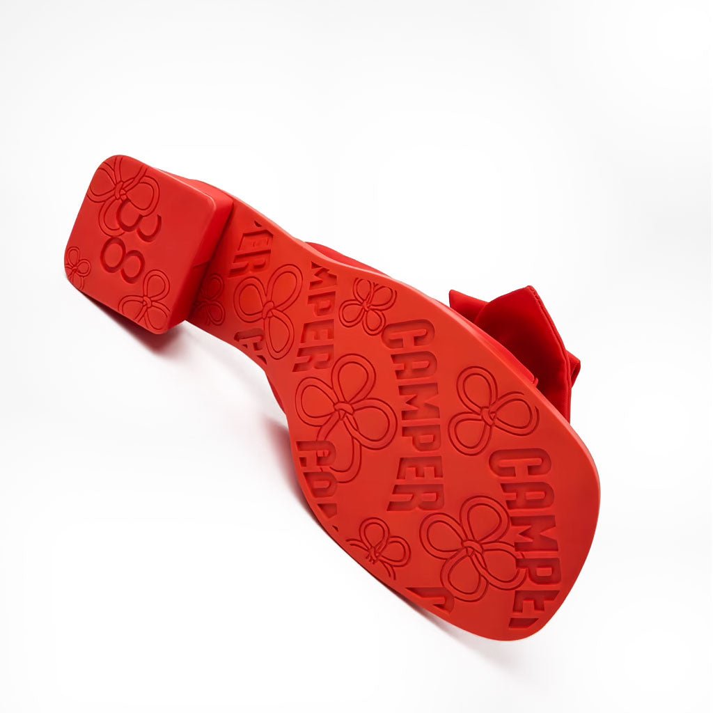 Camper Twins Bow Sandal - Red - re - souL