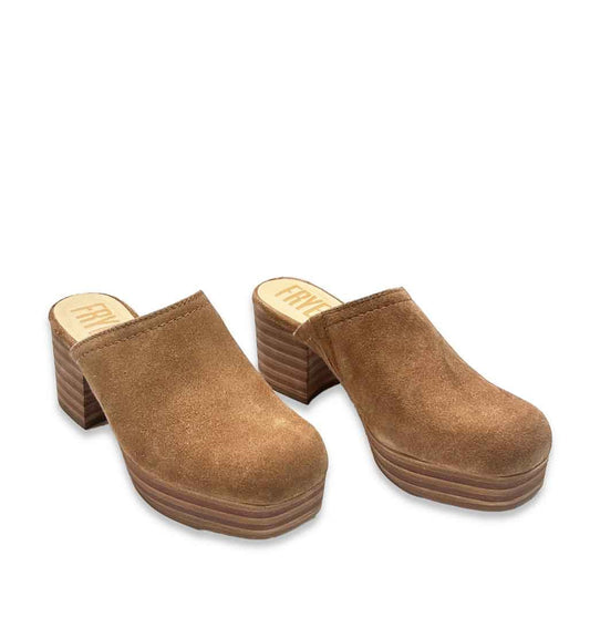 Campus Clog - Almond Suede - re - souL