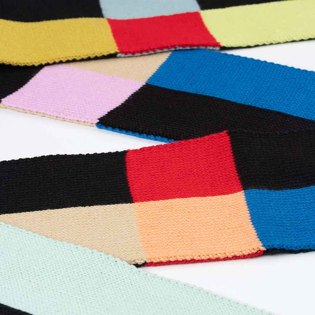 Chroma Skinny Scarf - Black - re - souL