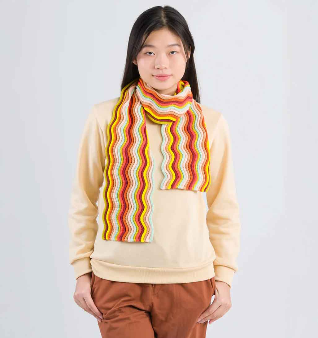 Circus Squiggle Scarf - Desert - re - souL