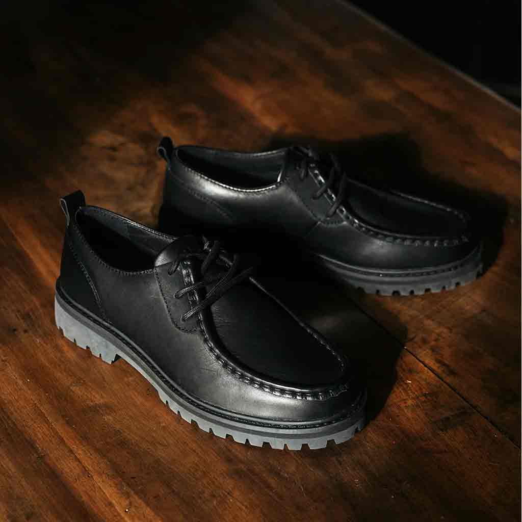Clae Morrison Moc - Toe Derby - Black - re - souL