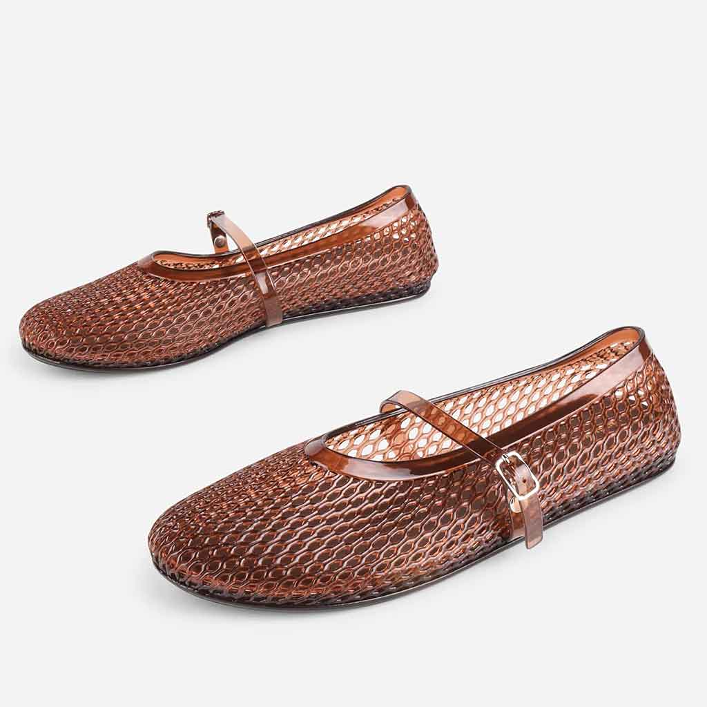 Classy Jelly Mary Jane - Mocha - re - souL