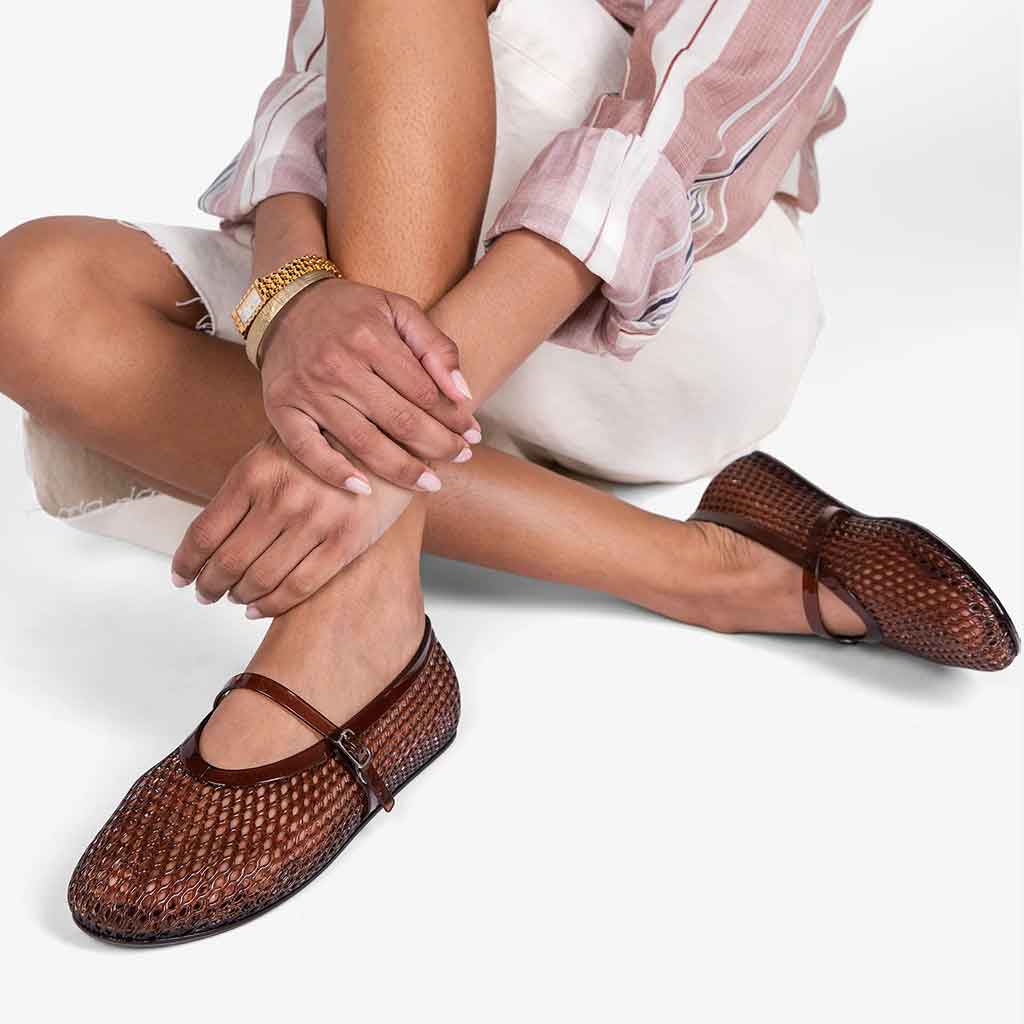 Classy Jelly Mary Jane - Mocha - re - souL