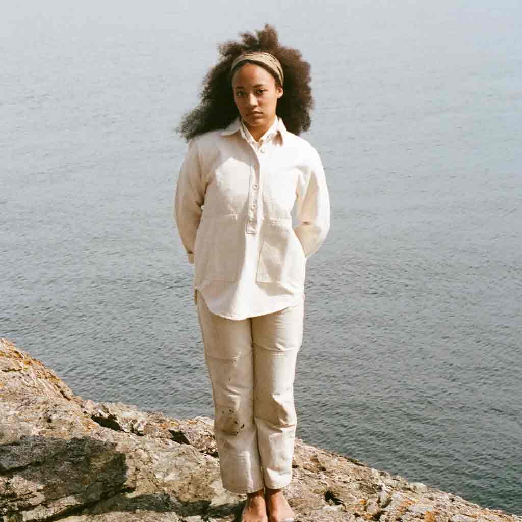 Curtis Canvas Top - Natural - re - souL