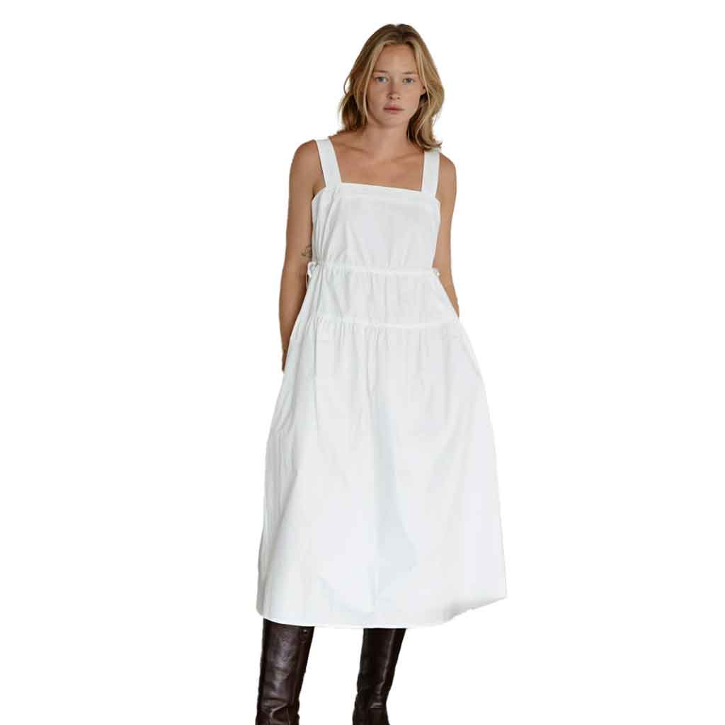 Delia Dress - White - re-souL