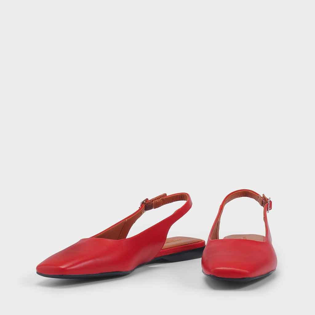 Delia Slingback - Bright Red - re - souL