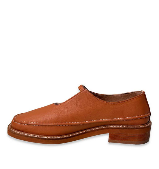 Elsie Tailored Shoe - Tan - re-souL