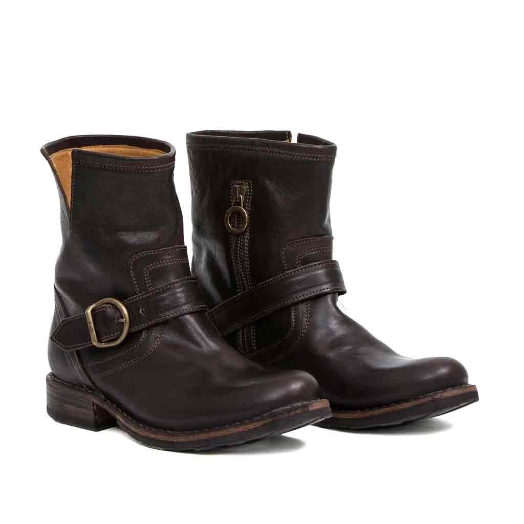 F+B Eli Buckle Boot - Dark Brown - re - souL