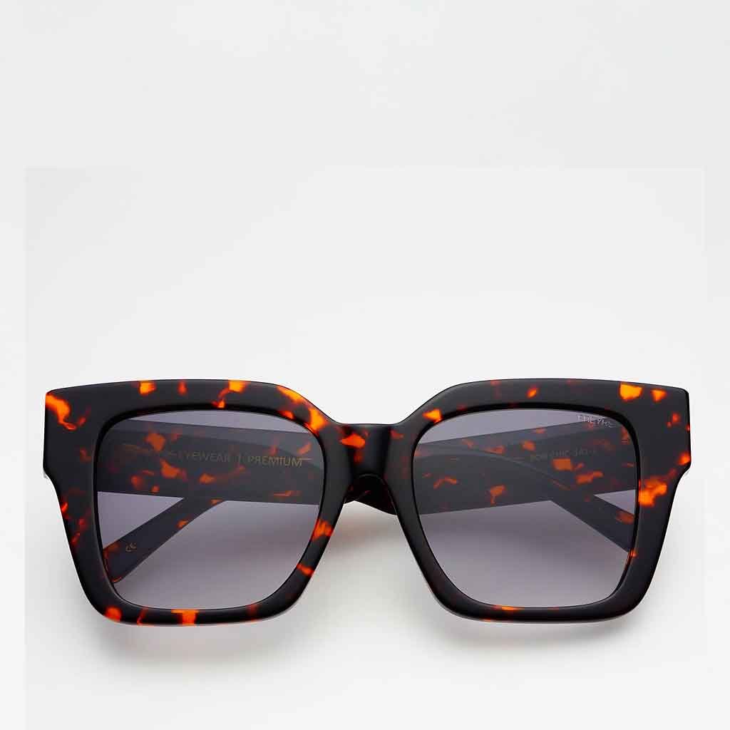 Freyrs Bon Chic Oversized Square Sunglasses - Tortoise - re - souL