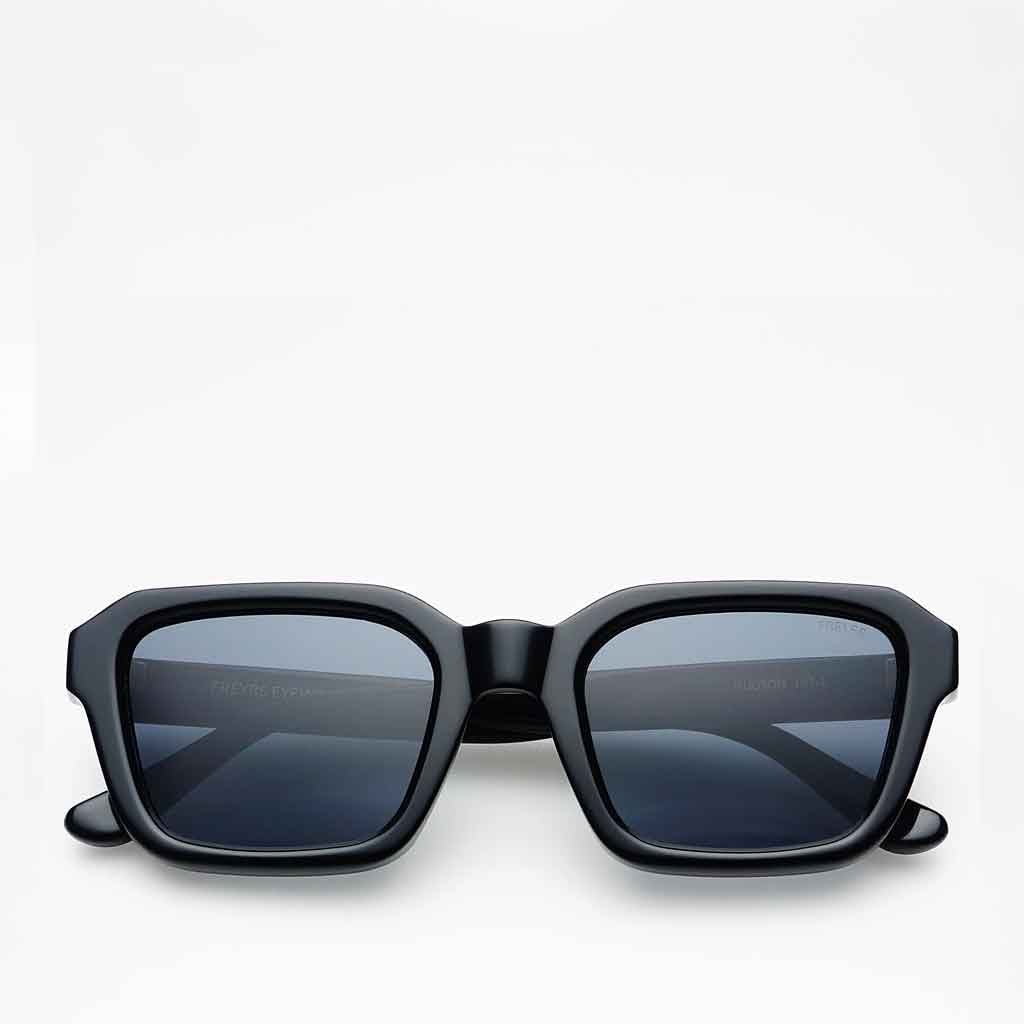 Freyrs Hudson Rectangular Sunglasses - Black - re - souL