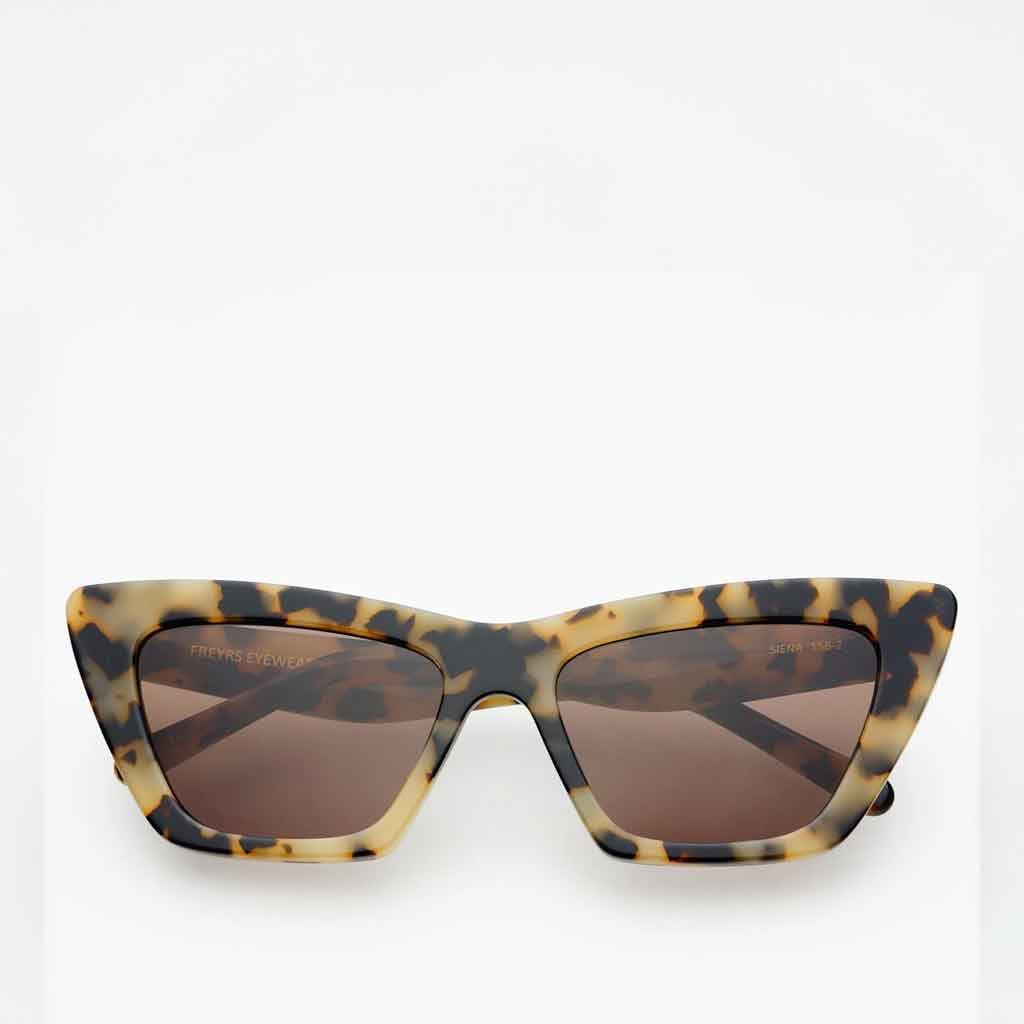 Freyrs Siena Cat Eye Sunglasses - Milky Tortoise - re - souL