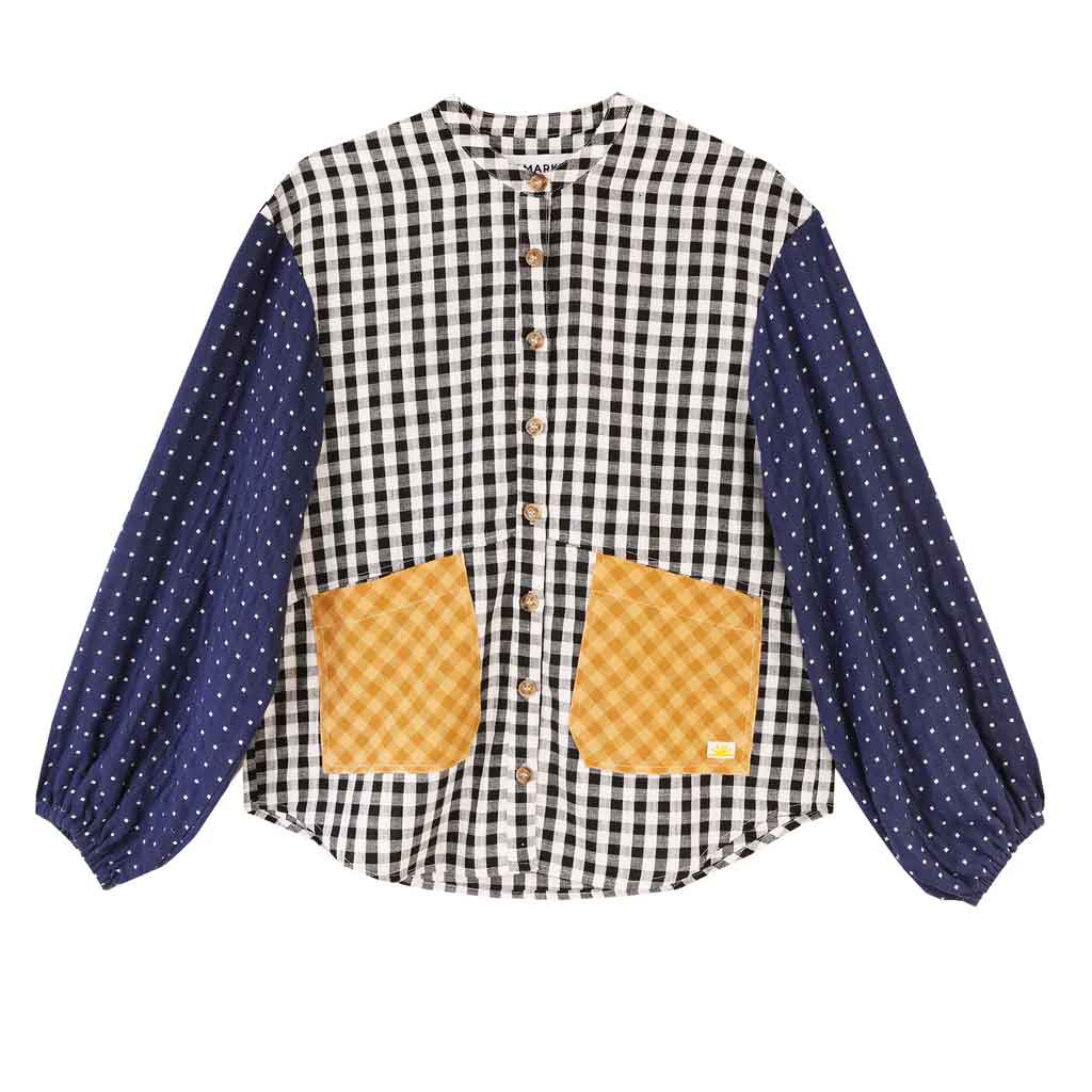 Gale Pocket Shirt - Patchwork Gingham - re - souL