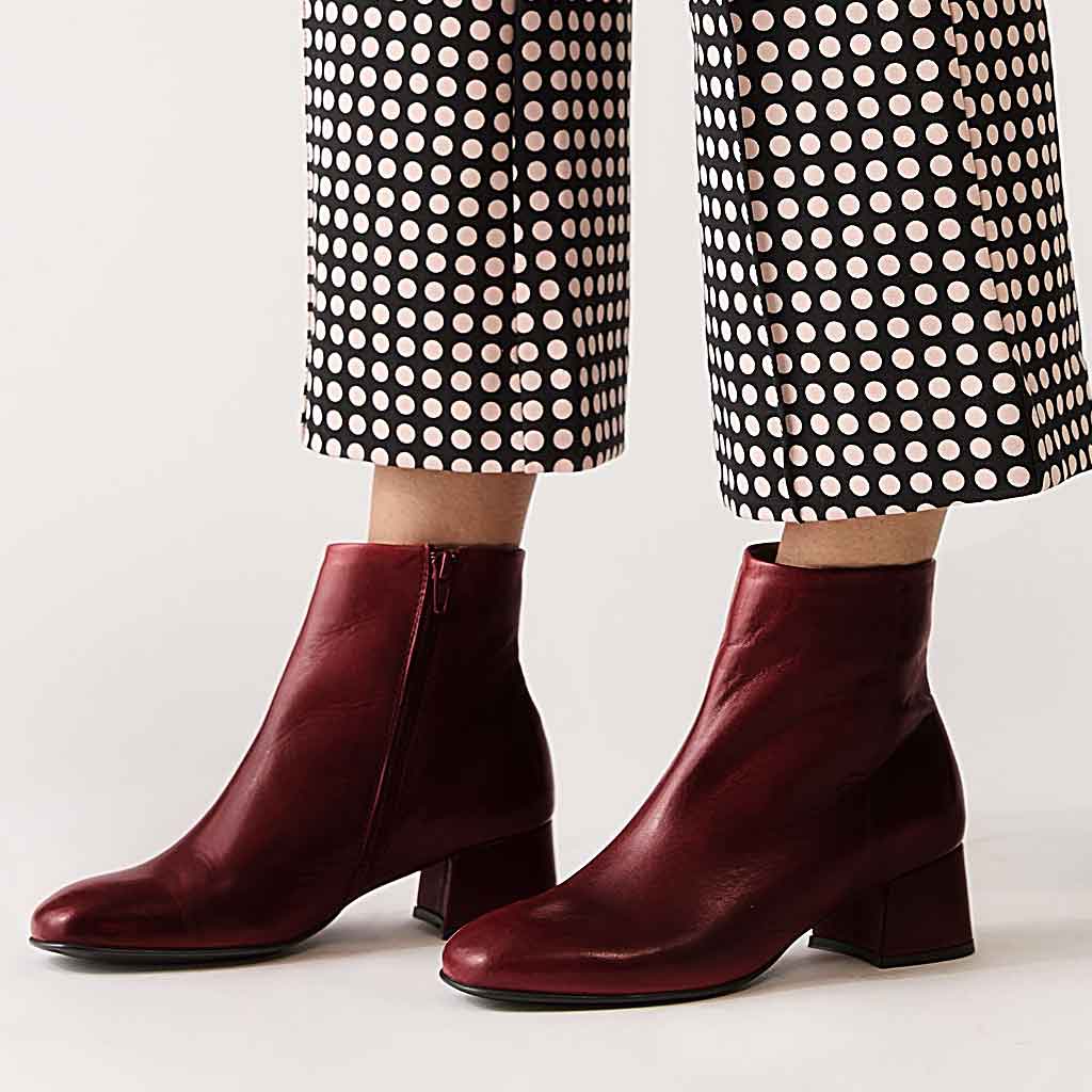 Garin Ankle Boot - Bordeaux - re - souL