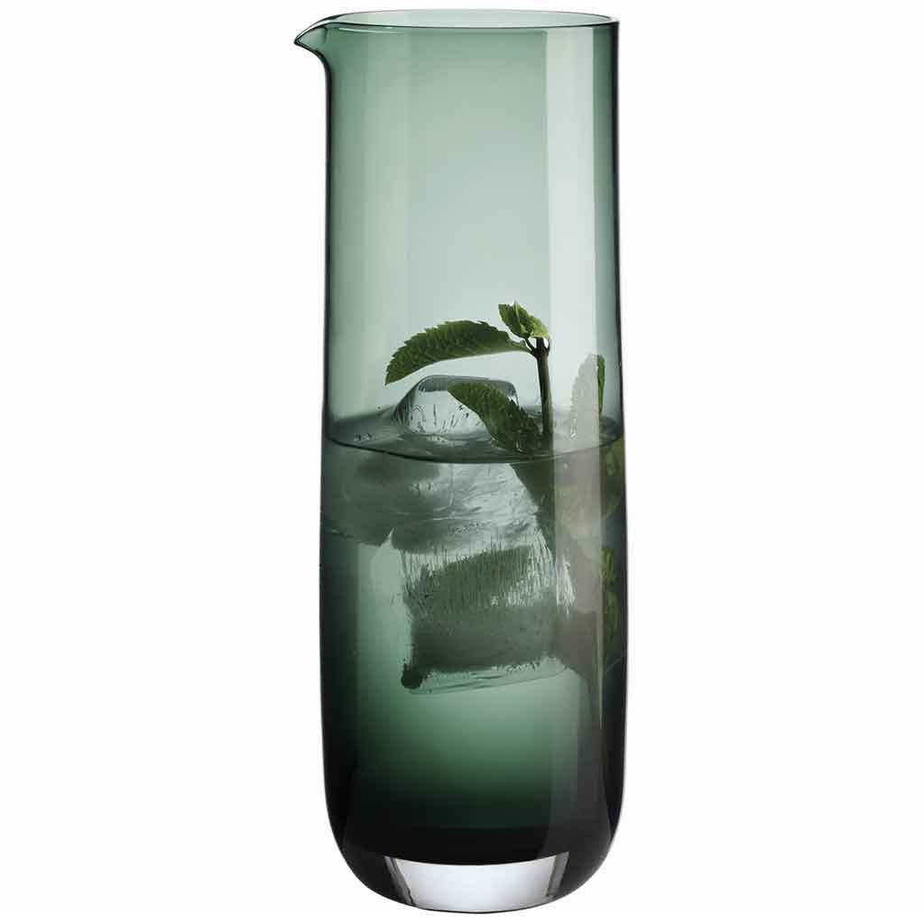 Green Glass Carafe Large - re - souL