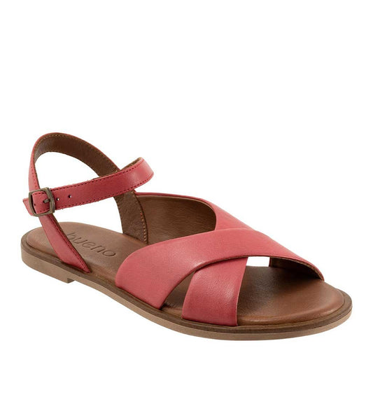 Harmony Criss Cross Sandal - Red - re - souL