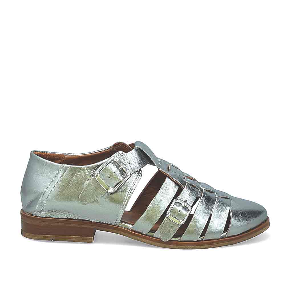 Ivanna Fisherman Sandal - Pewter - re - souL