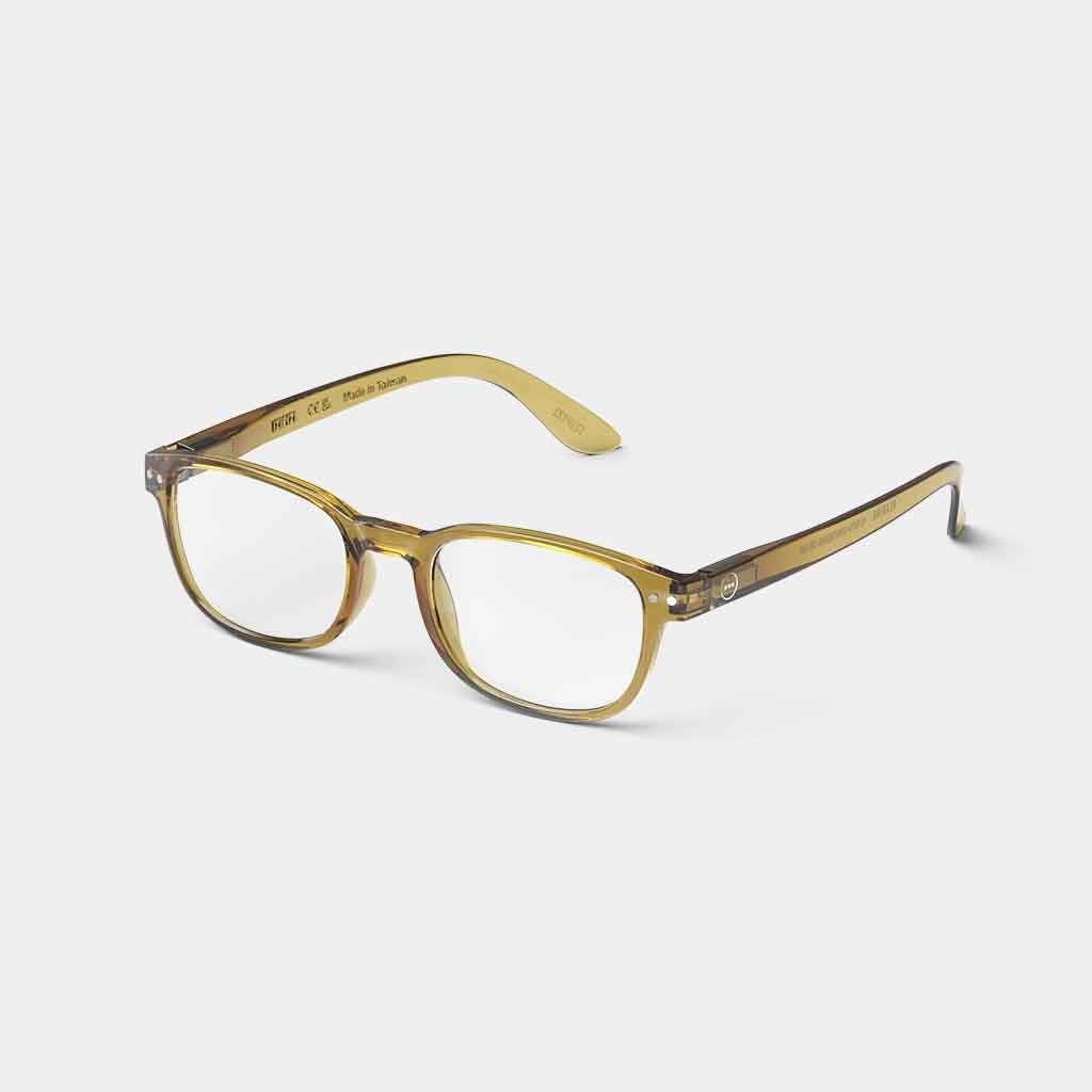 IZIPIZI #B Reading Glasses - Golden Green - re-souL