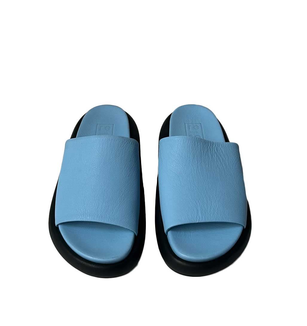 July Summer Slide Sandal - Blue - re - souL