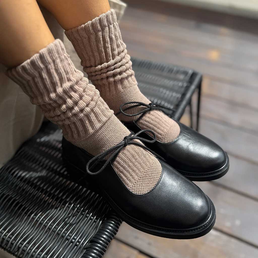 LBS Ballet Socks - Mocha Mousse - re - souL