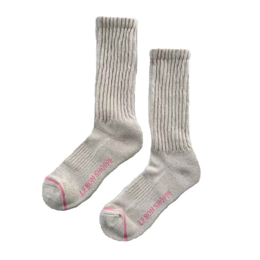 LBS Ballet Socks - Oatmeal - re-souL