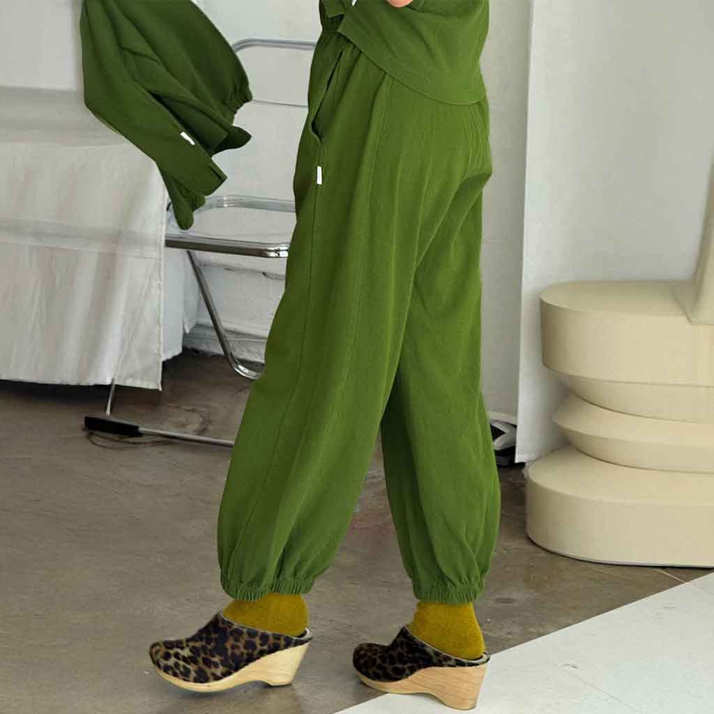 LBS Balloon Pants - Collard Green - re - souL