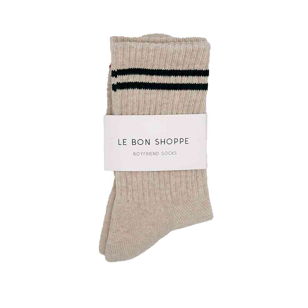 LBS Boyfriend Socks Oatmeal - re - souL