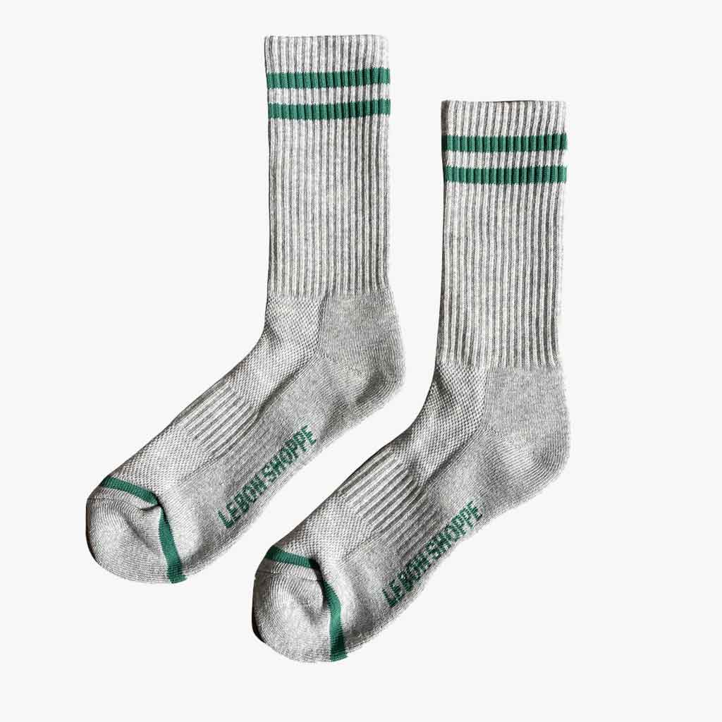 LBS Extended Boyfriend Socks Grey - re - souL