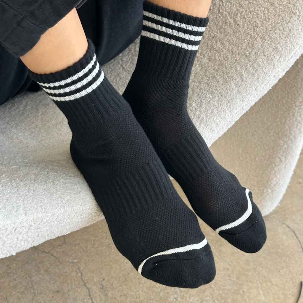 LBS Girlfriend Socks - Black - re - souL