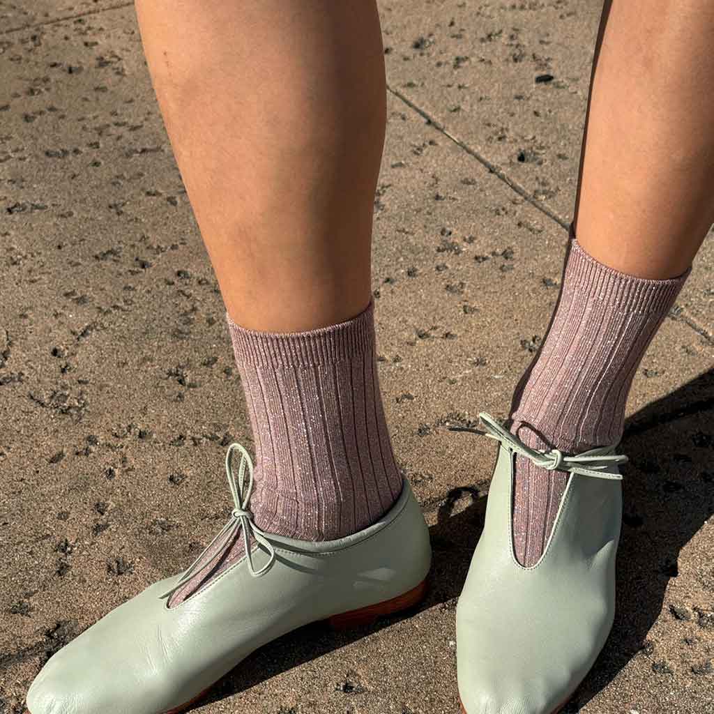 LBS Her Socks Modal Lurex - Jute Glitter - re - souL