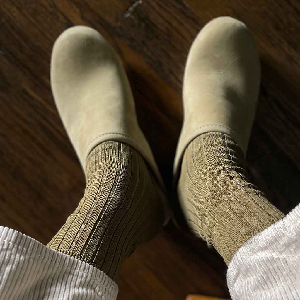 LBS Her Socks - Pesto - re - souL