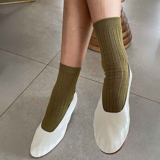 LBS Her Socks - Pesto - re - souL
