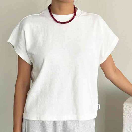 LBS Jeanne Tee - White - re - souL