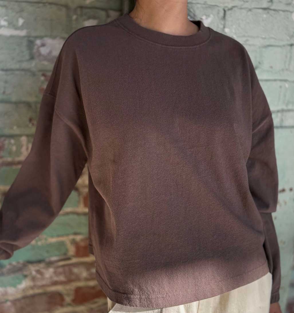 LBS Naturelle Tee - Chocolate - re - souL