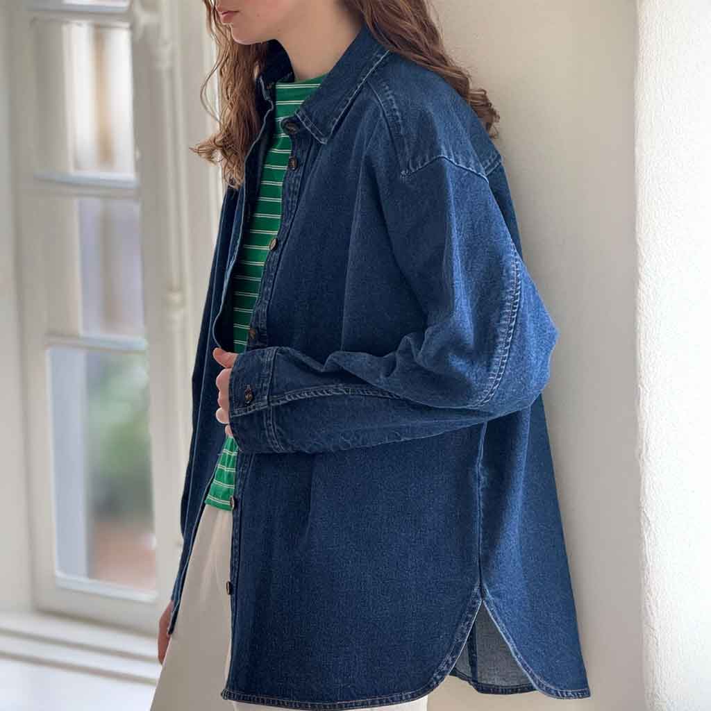 LBS Owen Denim Shirt - Dark Denim - re - souL