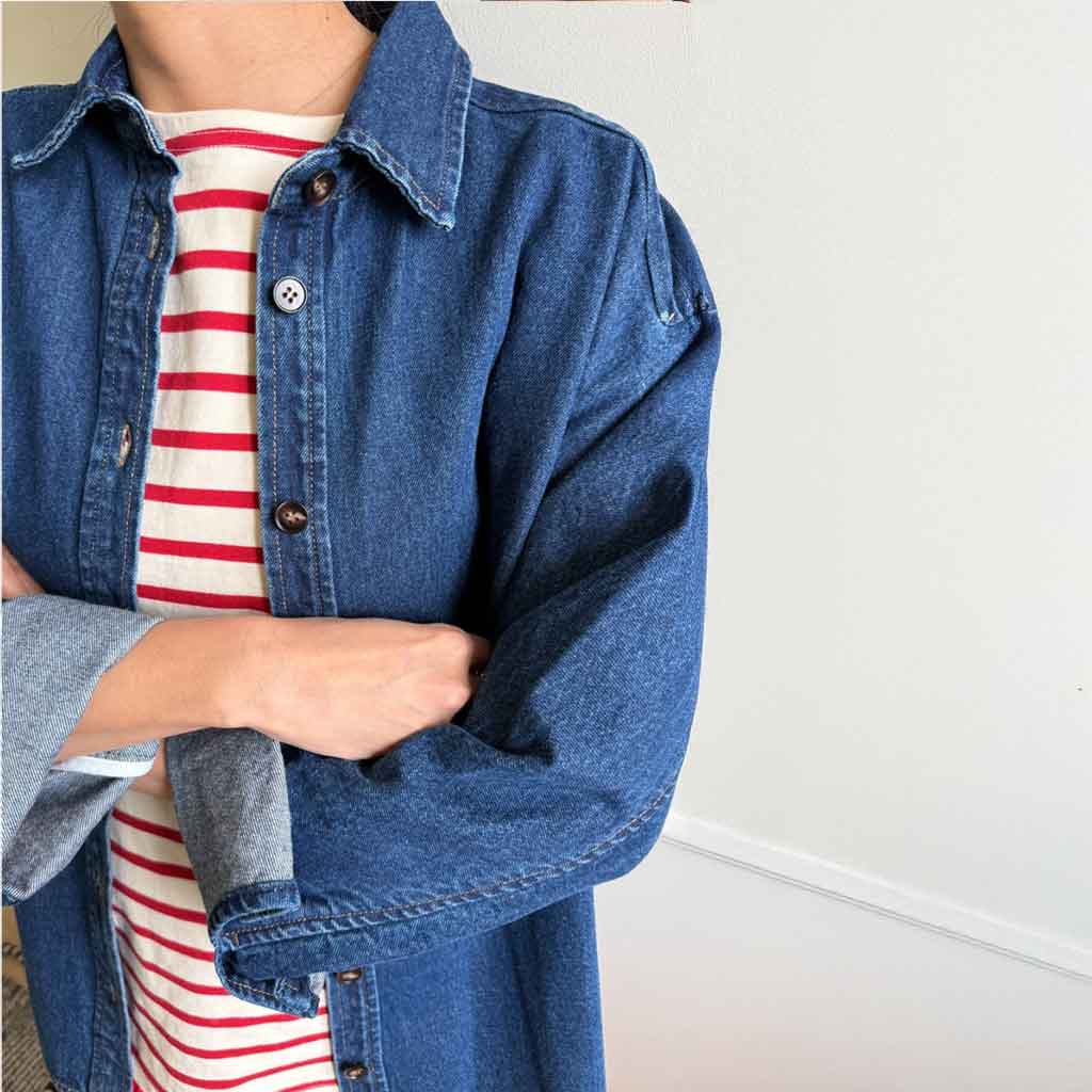 LBS Owen Denim Shirt - Dark Denim - re - souL