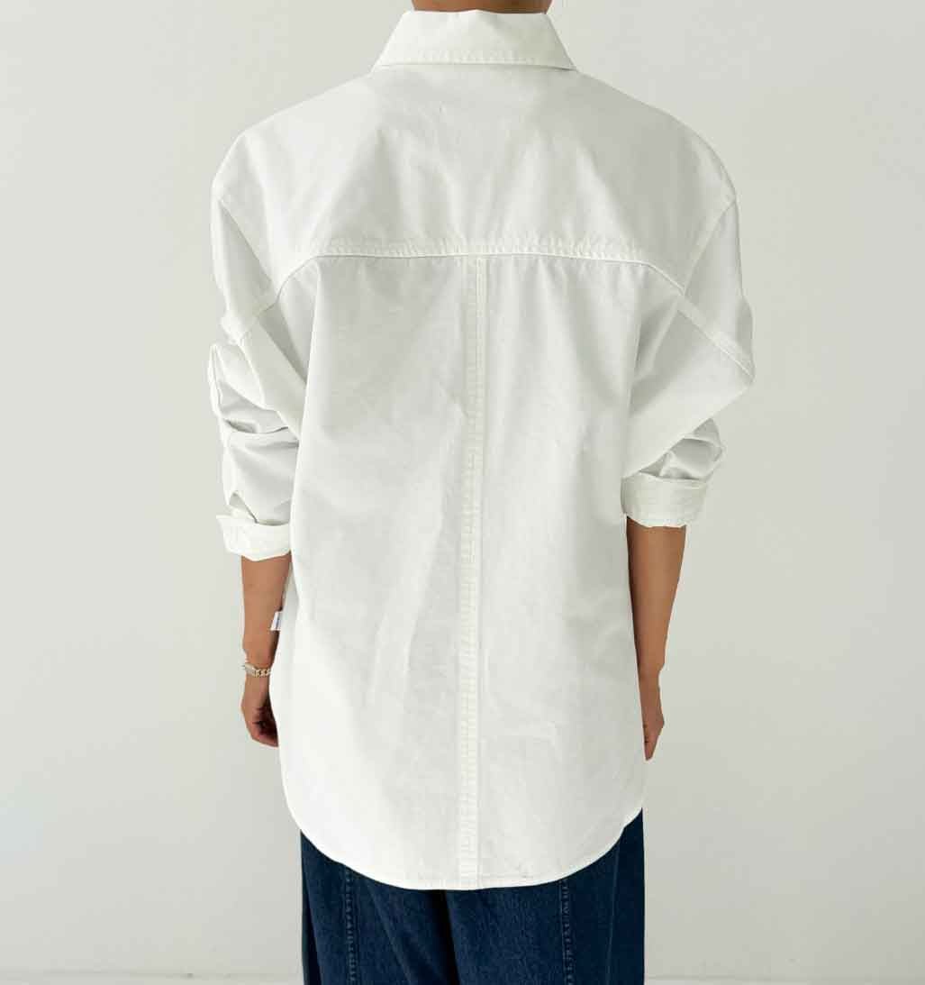 LBS Owen Denim Shirt - White - re - souL