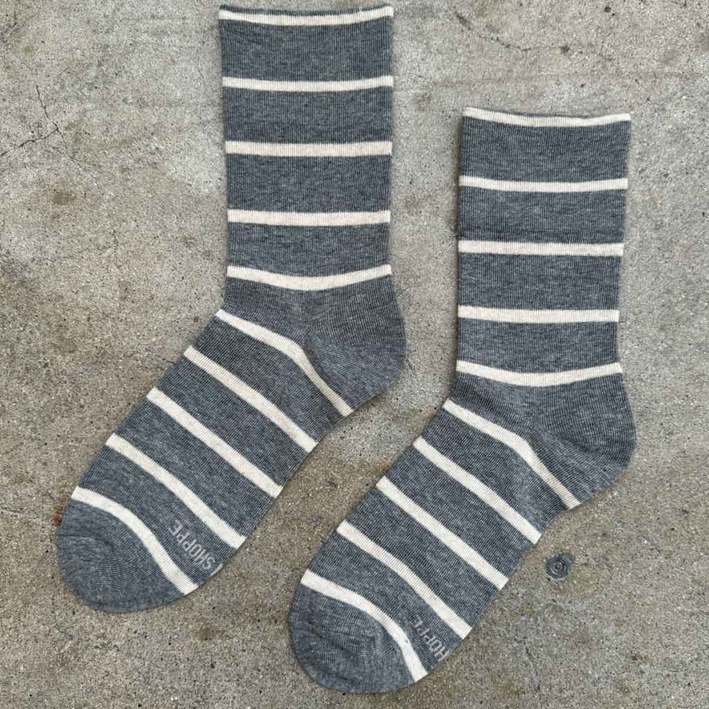 LBS Wally Socks Candy Cane - Cement - re - souL