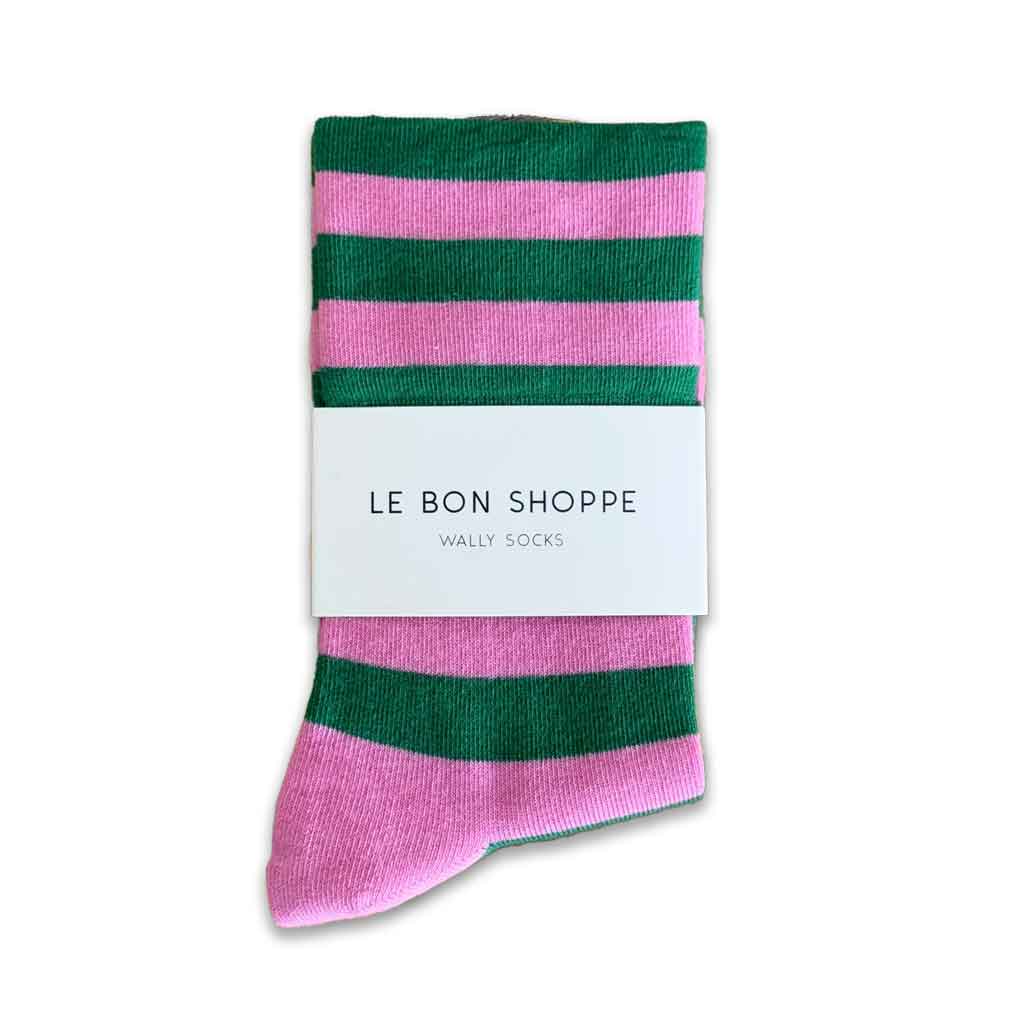 LBS Wally Socks - Wide Pink/Green - re - souL