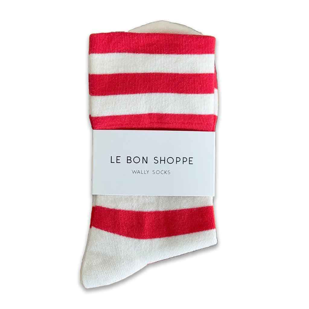 LBS Wally Socks - Wide Red/White - re - souL